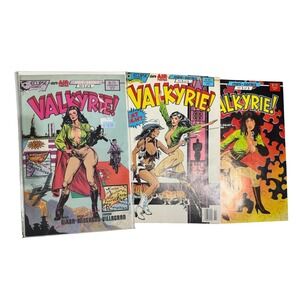 VALKYRIE! - Set of #1 to #3 - Eclipse Comics - 1988  Complete Mini Series